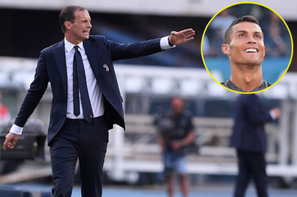 VIKA I DREKA ZBOG RONALDA! Trener Juventusa grmeo u svlačionici, besan na igrače samo tako! (VIDEO)