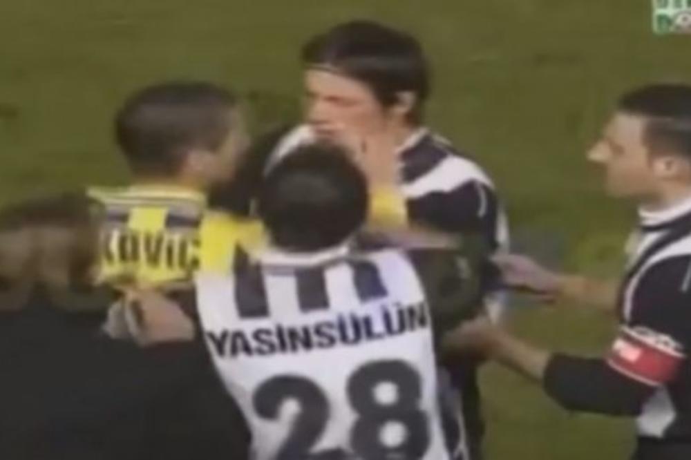 TURCI PAMTE BATU MIRKOVIĆA: Evo kako je pre 16 godina izgledao bliski susret trenera Partizana i fudbalera Bešiktaša (VIDEO)