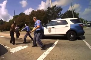 NEVEROVATAN SNIMAK! SAM SE TUKAO PROTIV 6 POLICAJACA: Jedva su uspeli da ga savladaju, ali ONDA JE POČEO DA UJEDA!(VIDEO)