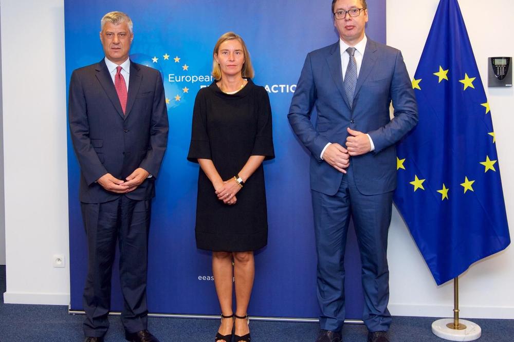 NASTAVAK DIJALOGA: Vučić i Tači sa Mogerinijevom 7. septembra u Briselu