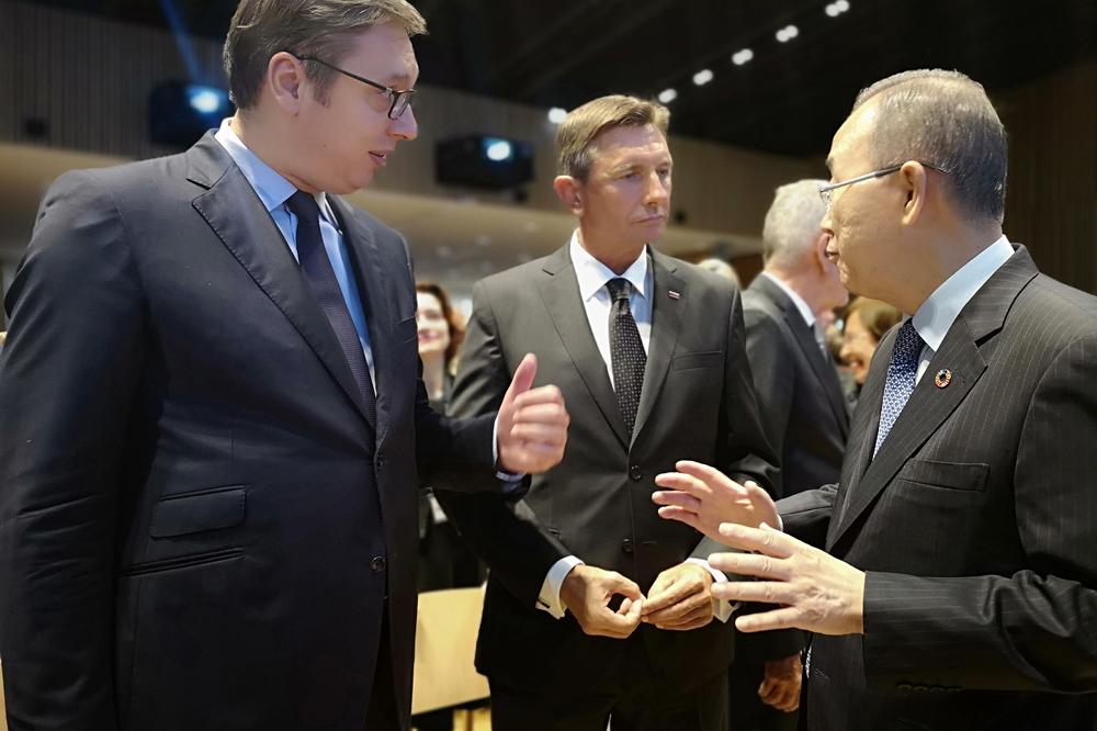 SRDAČNI SUSRETI UOČI FORUMA U AUSTRIJI: Vučić razgovarao sa diplomatskim vrhom Evrope (FOTO)