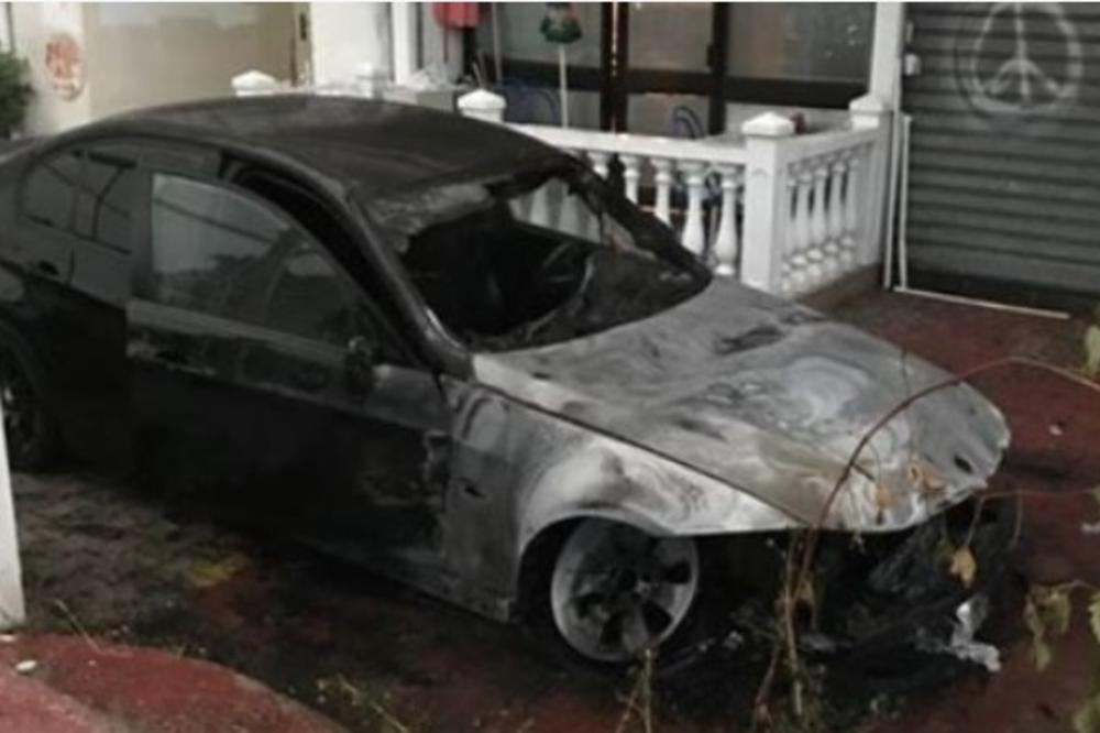 POLICIJI ISPRED NOSA: U Sutomoru izgoreo BMW, sumnja se da je požar podmetnut!