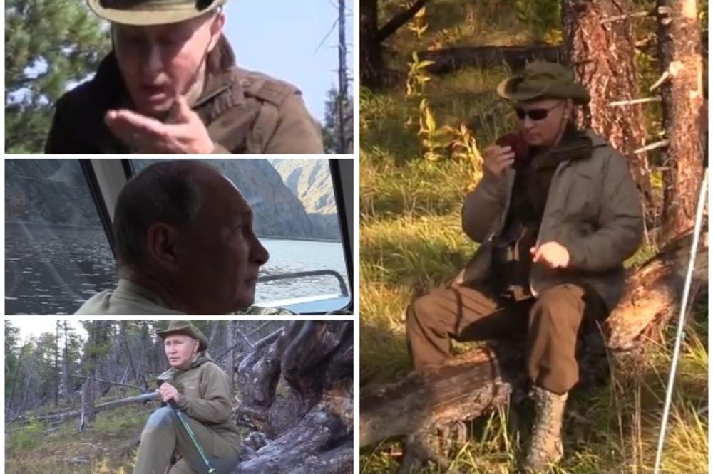 PUTIN NE MIRUJE NI KADA ODMARA: Otišao u daleki Sibir i tamo radio ono što najviše voli! (VIDEO)