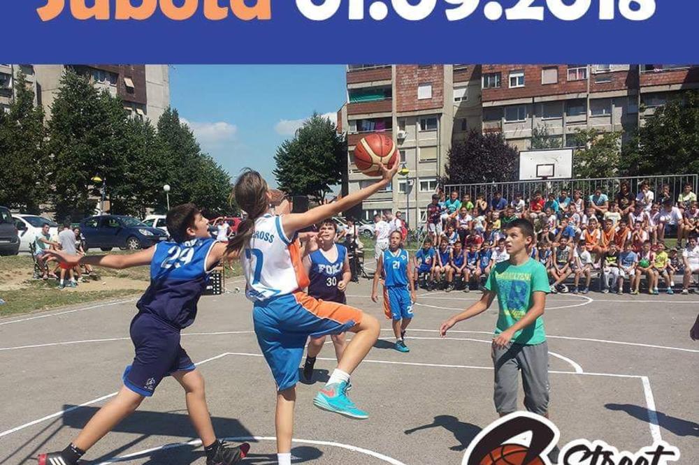 SPEKTAKL U KRAGUJEVCU: Treću godinu zaredom turnir u basketu 3x3 za decu