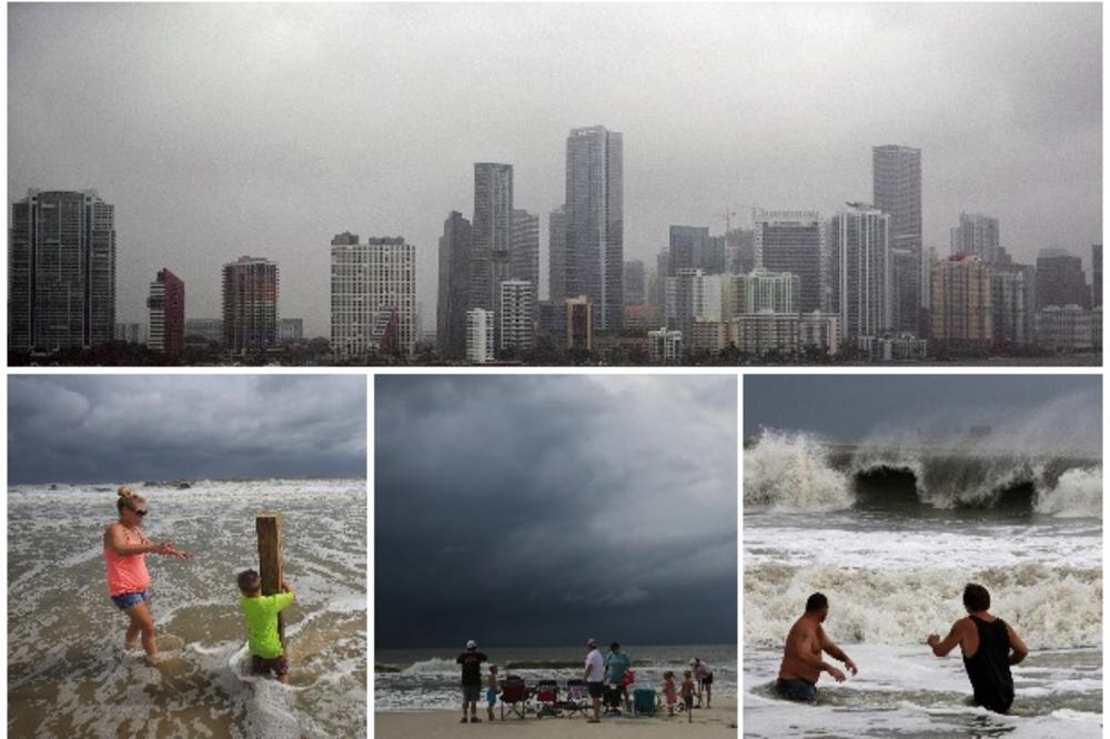 CRNI OBLACI PRETVORILI DAN U NOĆ: Smrtonosna oluja stigla do kopna Floride! OPASNO PO ŽIVOT! (FOTO)