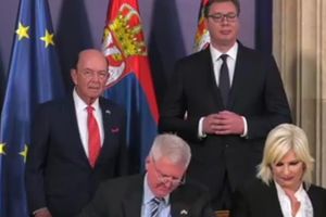 VUĆIĆ SE OBRATIO POSLE POTPISIVANJA MEMORANDUMA O SARADNJI U OBLASTI INFRASTRUKTURE: Američke kompanije uskoro grade puteve u Srbiji