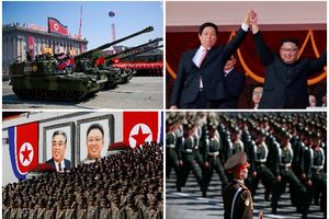SPEKTAKULARNA VOJNA PARADA U PJONGJANGU: Veliko slavlje za 70. godina Severne Koreje bez spornih raketa - Kim neće da živcira Trampa! (VIDEO)