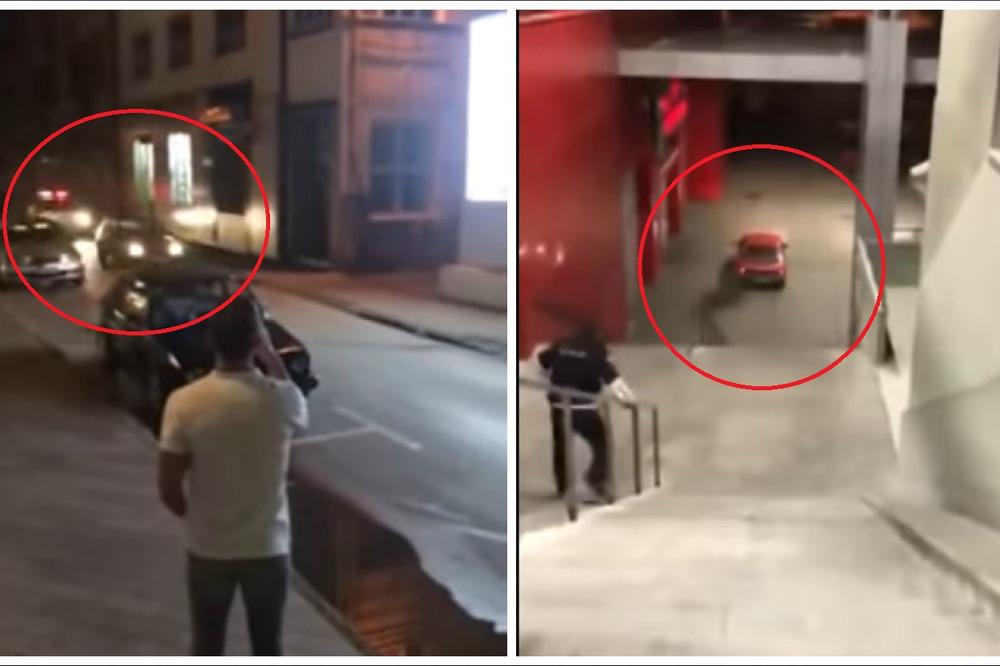 POTERA ZA AUTOMOBILOM KAO U HOLIVUDU: Pobegao niz stepenice kaskaderskim potezima, banjalučka policija ga jurila peške! (VIDEO)