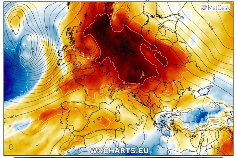 CRVENA MAPA EVROPE ŠOKIRALA SVE! DRAMATIČNO UPOZORENJE! Pogađa i Srbiju, i neće nam biti lako kada stigne!