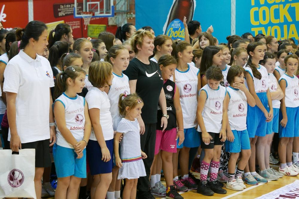 Marinina organizacija, saveti i motivacija za male košarkašice