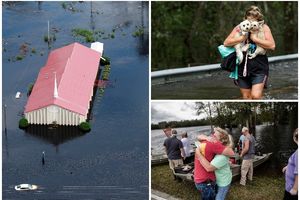 BIBLIJSKI POTOP U AMERICI POSLE UDARA URAGANA, 32 POGINULO: Najgore poplave tek dolaze, pogledajte jezive prizore (FOTO, VIDEO)