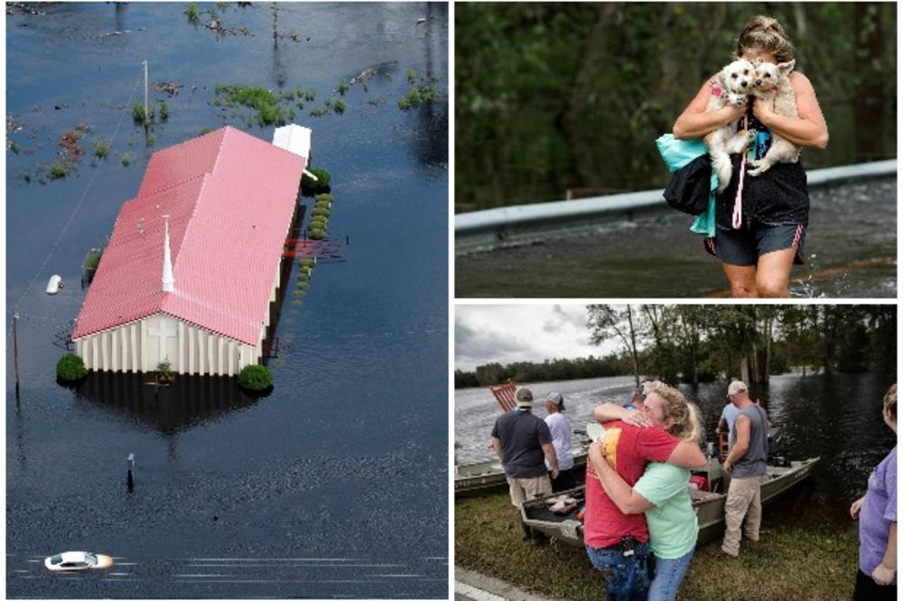 BIBLIJSKI POTOP U AMERICI POSLE UDARA URAGANA, 32 POGINULO: Najgore poplave tek dolaze, pogledajte jezive prizore (FOTO, VIDEO)