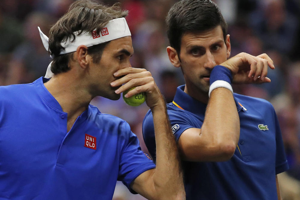 NOVAKOVA OSVETA RODŽERU: Đoković hteo da prebaci lopticu preko mreže, umesto toga stradao je Federer (VIDEO)
