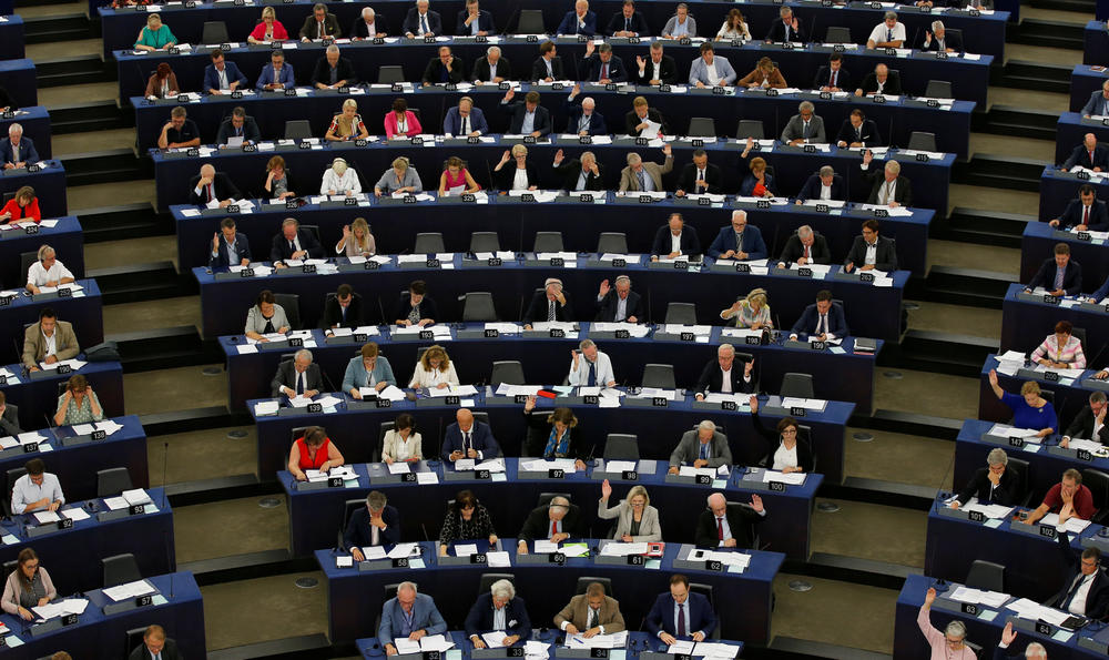 Evropski parlament, evroposlanici, poslanici, EP, 12.09.2018.