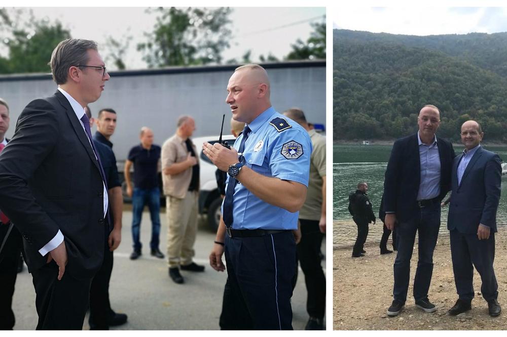 VUČIĆA JE ZAUSTAVIO NA PUTU ZA BANJE U UNIFORMI, A SA TAČIJEM DANAS U CIVILU UPAO NA GAZIVODE: Ovaj albanski policajac glavni je u svim provokacijama SRBA! (FOTO)