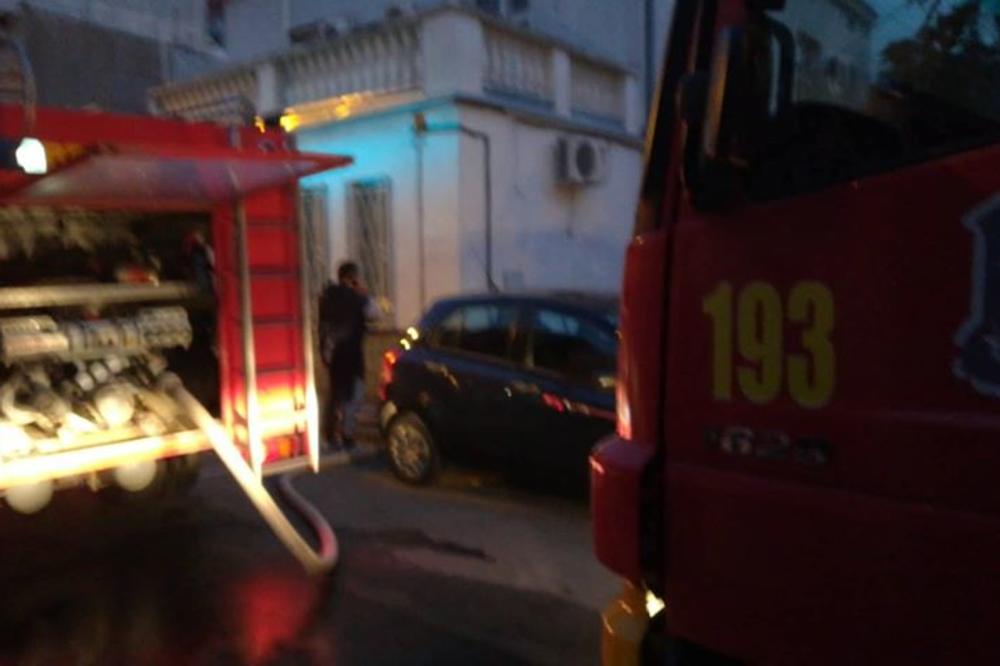 GORI HOTEL U SARAJEVSKOJ ULICI: Požar u centru Beograda, dvoje ljudi bez svesti prevezeno na VMA!