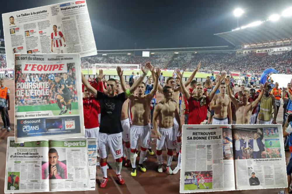 DELIJE ĆE BITI PONOSNE! Čuveni L' Ekip posvetio Crvenoj zvezdi OGROMAN PROSTOR: Francuzi pamte Savića, Savićevića, Mihu... (FOTO)