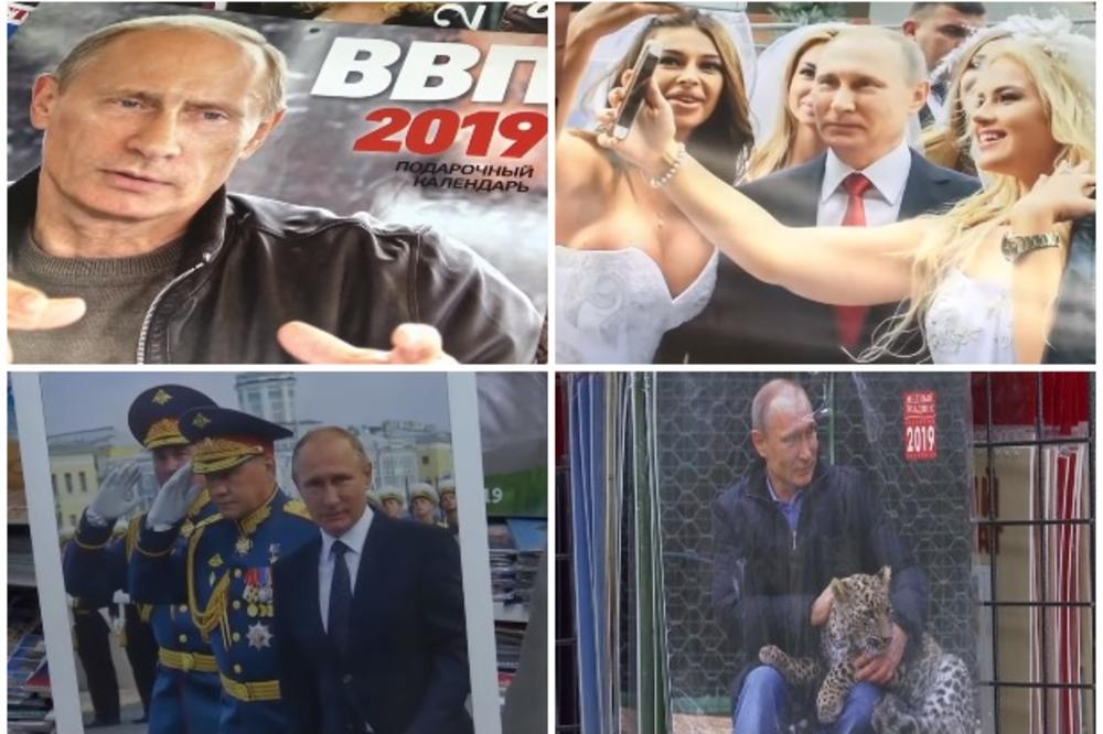 PUCA, LOVI, JAŠE I IGRA SE S TIGROM! OVO JE PUTINOV KALENDAR ZA 2019. Moskovljanka oduševljena: Vladimir Vladimirovič, ljubav moja! (FOTO, VIDEO)