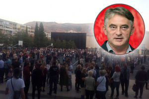 BURA ZBOG KOMŠIĆA SE NE STIŠAVA: Protest u Mostaru, 4 opštine ga proglasile nepoželjnim (VIDEO)