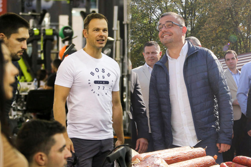 DVA MINISTRA NA DVA SAJMA: Mali merkao sprave za fitnes, a Nedimović kulen i slaninicu! (FOTO)