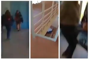 PUCNJAVA, VRISCI I TEROR! SNIMCI OD KOJIH SE LEDI KRV U ŽILAMA: Učenici škole na Krimu u panici bežali pred razjarenim ubicom! (VIDEO)