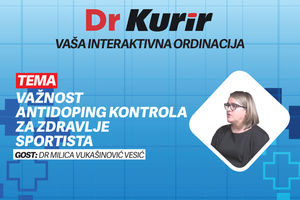DR KURIR SA DR MILICOM VUKAŠINOVIĆ VESIĆ: Važnost antidoping kontrole za zdravlje sportista