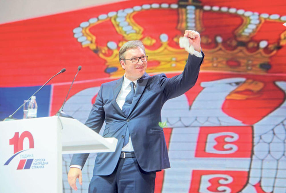 Pobednički... Aleksandar Vučić u Kraljevu