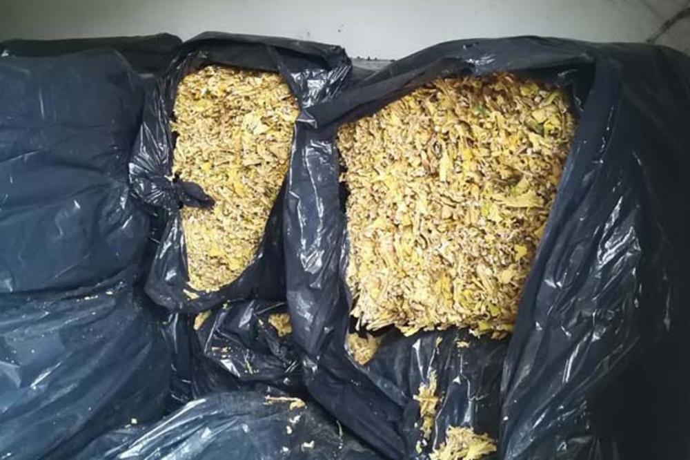 VOZAČ POKUŠAO ŠVERC NA GRANIČNOM PRELAZU PREŠEVO: Pronađeno oko 40 kilograma duvana sakriveno u toaletu autobusa