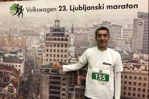 OBARA REKORDE U MAJICI KURIRA: Šćepanović istrčao maraton u Ljubljani posle šest najvećih na svetu!