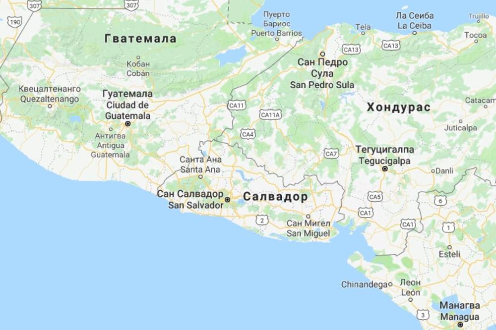 EPICENTAR U TIHOM OKEANU: Snažan zemljotres kod obale Salvadora!