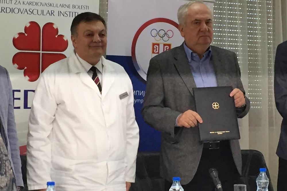 INSTITUT DEDINJE I OLIMPIJSKI KOMITET SRBIJE POTPISALI UGOVOR: O srpskim olimpijcima brinuće najbolji lekari
