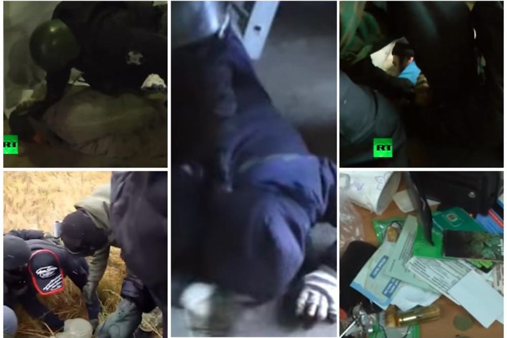 RUSI TO RADE BEZ MILOSTI: FSB razbio terorističku ćeliju, džihadisti samo dizali ruke i padali na pod! (VIDEO)