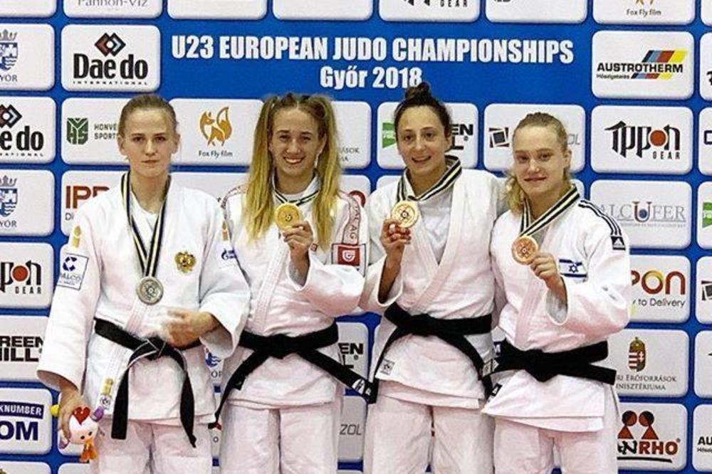 VELIKI USPEH SRPSKE DŽUDISTKINJE: Andrea Stojadinov postala šampionka Evrope!