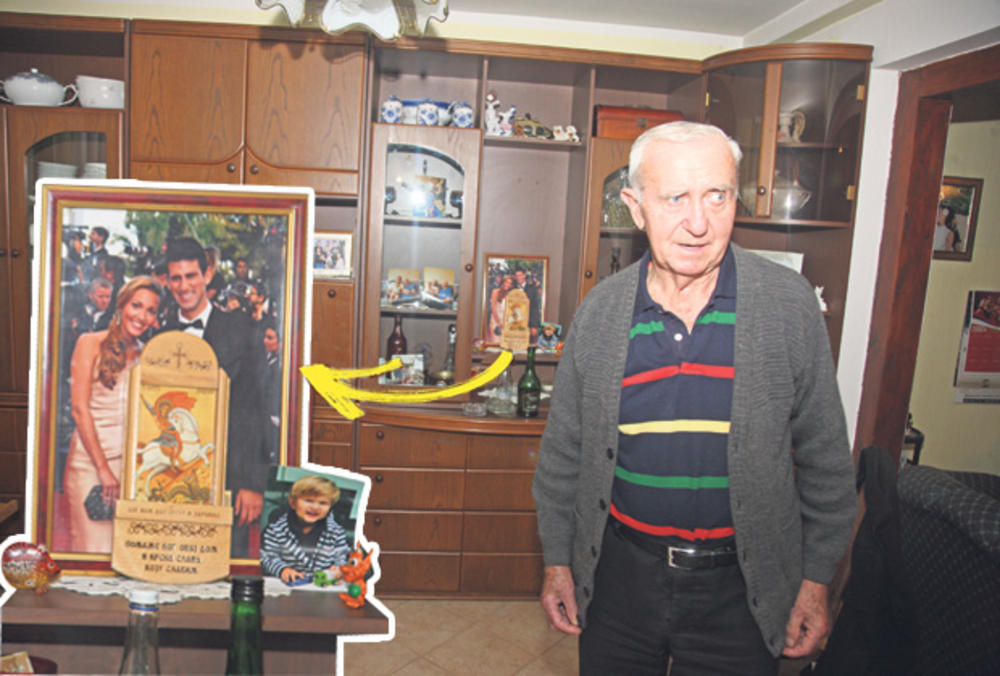 Kidnaperi ga mučili, vezali i opljačkali... Milosav Radisavljević u kući drži Jeleninu i Novakovu sliku