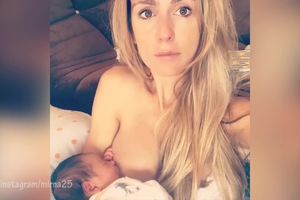 SVE JE TO PRIRODNO: Supruga Partizanovog fudbalera objavila snimak kako doji bebu (VIDEO)
