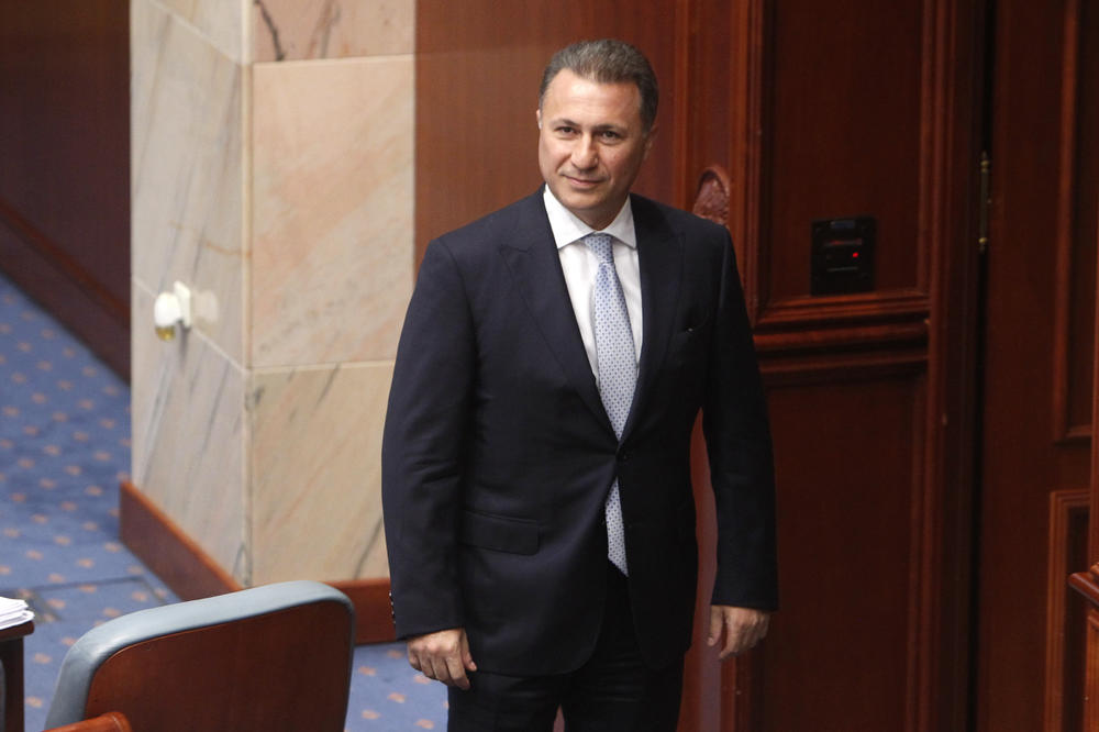 MAKEDONSKA VLADA: Gruevskom niko nije pretio, hteo je da izbegne pravdu, pa je pobegao