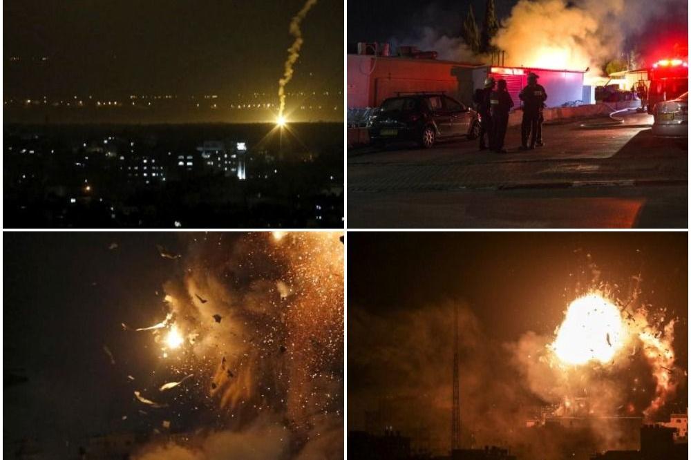 GORI U POJASU GAZE: Palestinci ispalili 300 raketa na Izrael, većinu oborila Gvozdena kupola! Vojska napala 30 ciljeva Hamasa, uključujući i TV stanicu! (FOTO, VIDEO)