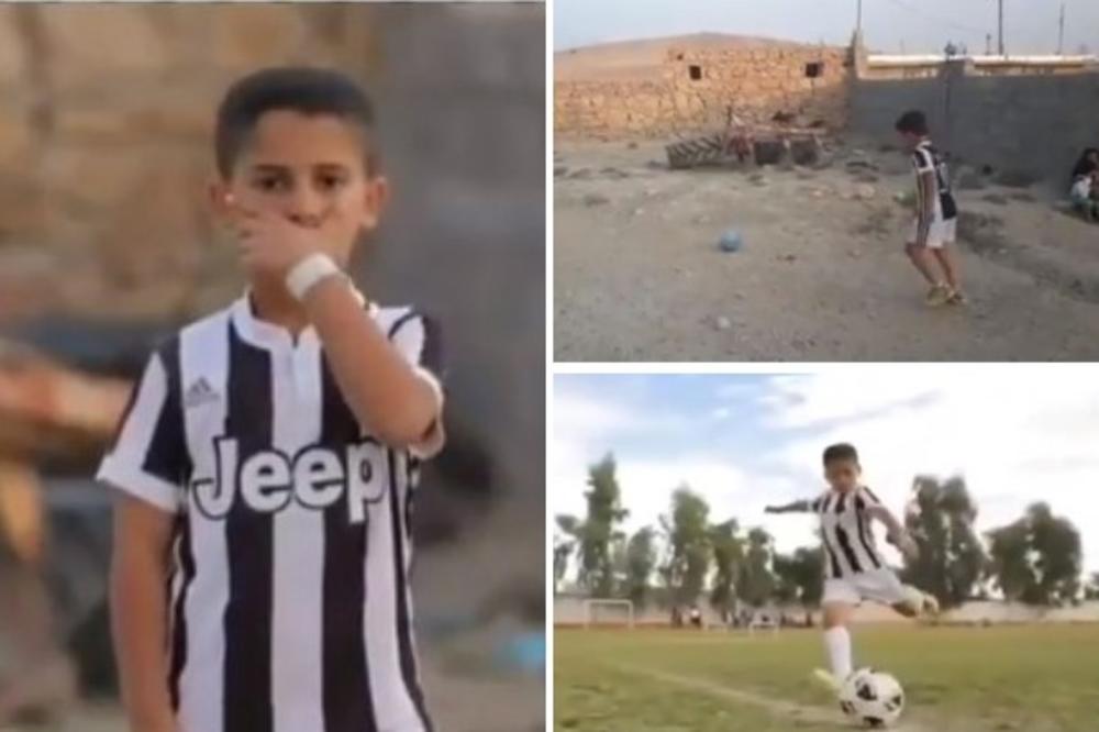 EVROPA POLUDELA ZA MALIŠANOM IZ IRANA: Evo čime je mali navijač Juventusa opčinio sve (VIDEO)