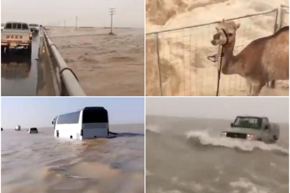 BIBLIJSKI POTOP NA BLISKOM ISTOKU: Saudijska pustinja se pretvorila u more, 30 mrtvih u stravičnoj oluji (VIDEO)