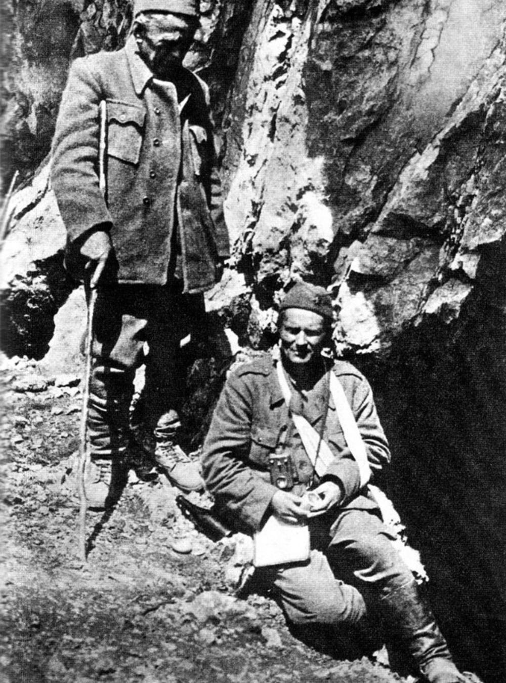Tito i Ivan Ribar na Sutjesci