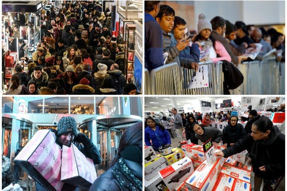 POČINJE LUDILO: Crni petak u Americi! Prodavnice pod opsadom, kupci cele noći čekali u redovima! (VIDEO, FOTO)