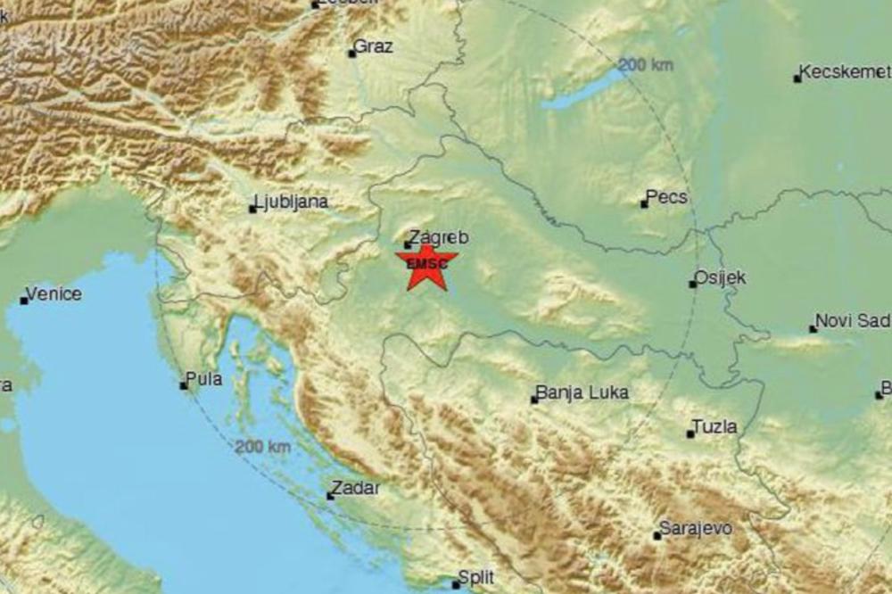 ZEMLJOTRES UZNEMIRIO ZAGREPČANE: Zatreslo se 10 kilometara od Velike Gorice