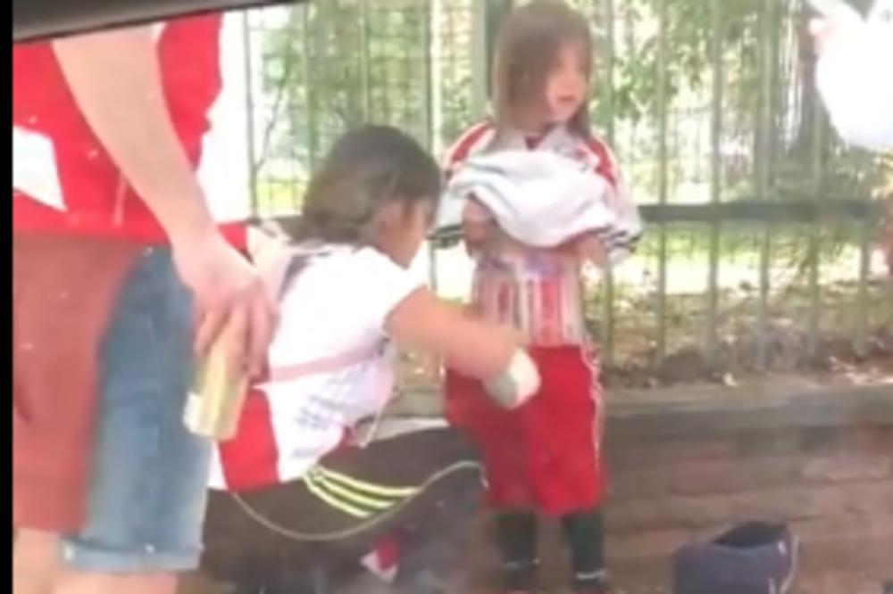 BILO JE VREME! ŽENA-ZVER IZA REŠETAKA: Argentinska policija uhapsila majku koja je svoje dete opasala bakljama pred Superklasiko! Čeka se SUROVA kazna za ovaj ZLOČIN! (VIDEO)