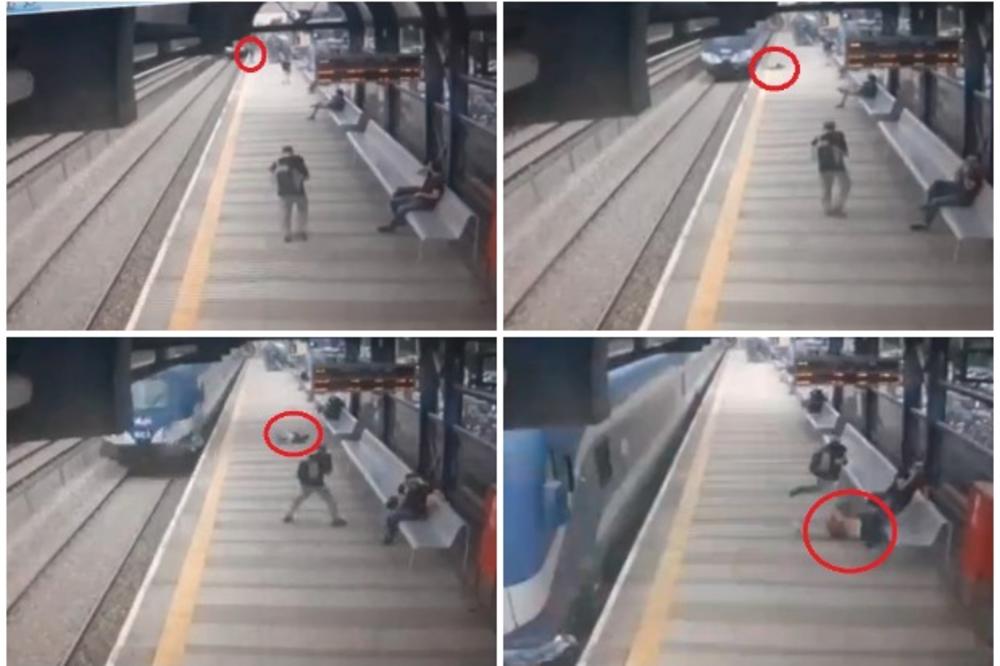 HOROR U IZRAELU! OVAKO BRUTALNO SAMOUBISTVO SVET DAVNO NIJE VIDEO: Bacio se pod voz, pa pokosio putnike na stanici! (VEOMA UZNEMIRUJUĆI VIDEO 18+)