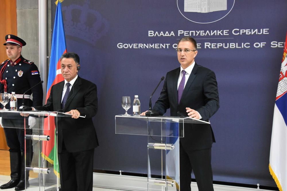 STEFANOVIĆ SA AZERBEJDŽANSKIM KOLEGOM: Srbija ostaje prijatelj Bakua, hvala na podršci za Interpol