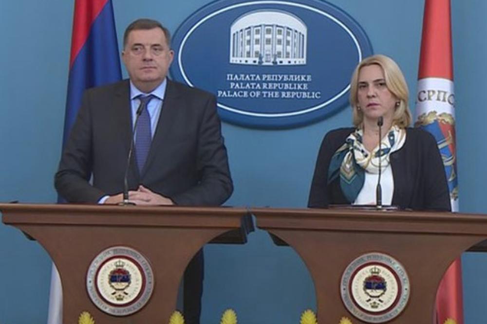 DODIK I CVIJANOVIĆEVA DOGOVORILI: Povlačimo Srbe iz 16 ambasada i konzulata! Vraćamo stvari u ustavne okvire! (VIDEO)