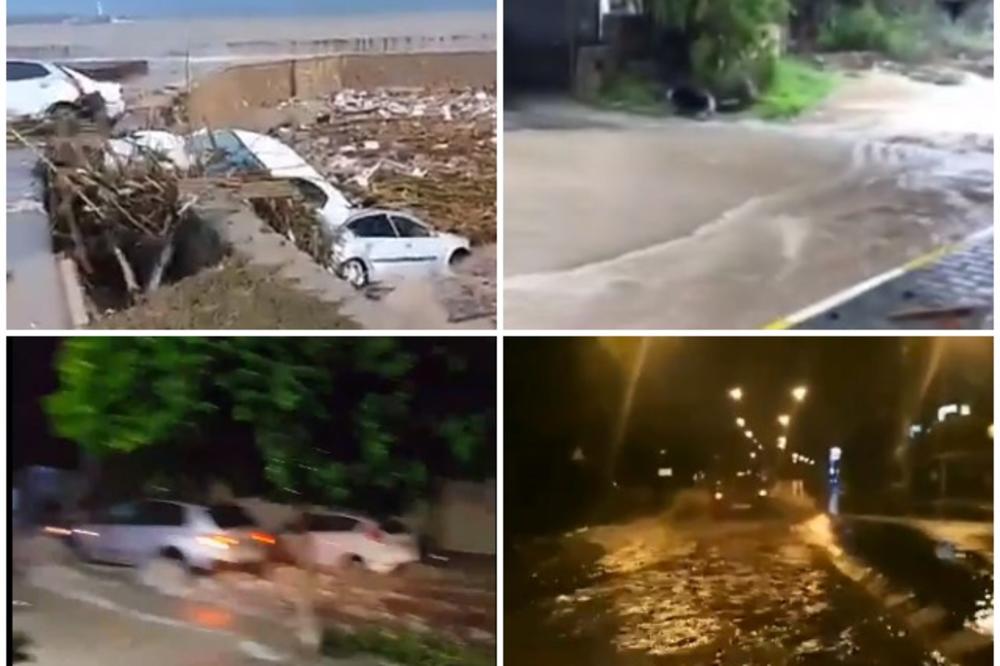 POTOPLJENO RAJSKO OSTRVO: Na Kipru reke teku ulicama, i vetar pravi haos, prijavljene i prve žrtve (VIDEO)
