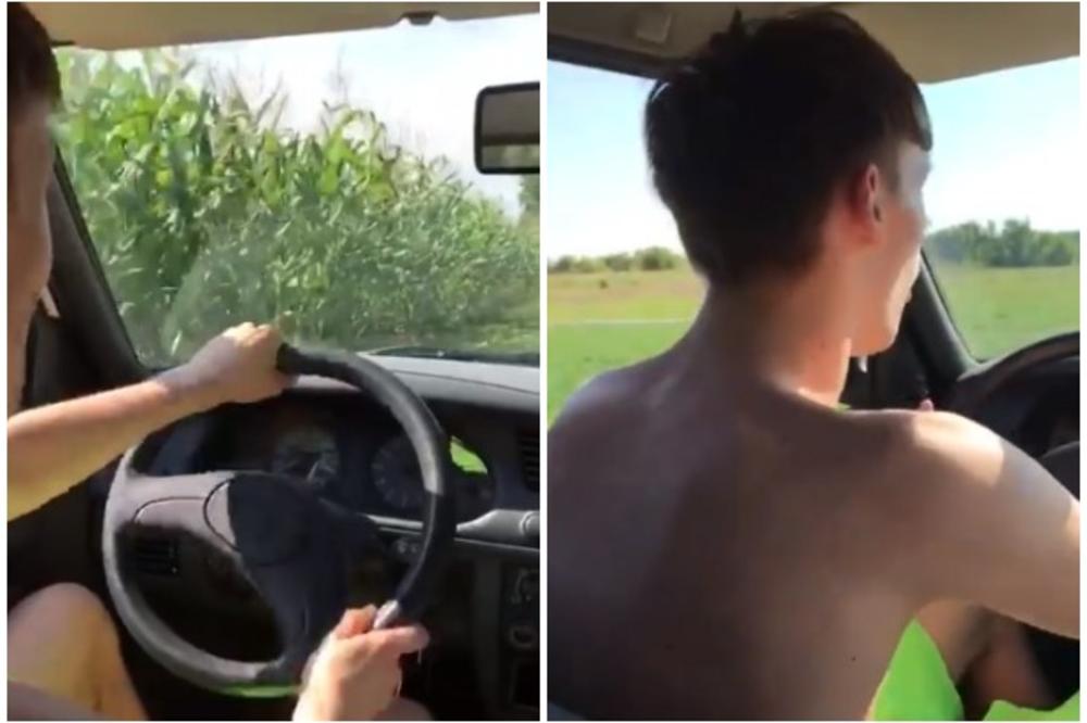 HIT SNIMAK NASMEJAO REGION: Majka uči sina da vozi, a onda je sve krenulo NAOPAKO (VIDEO)