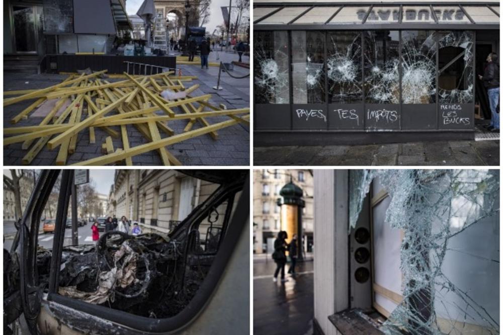 PARIZ GORI OD BEJRUTA: Evo kako izgleda francuska prestonica posle krvavih protesta (FOTO)