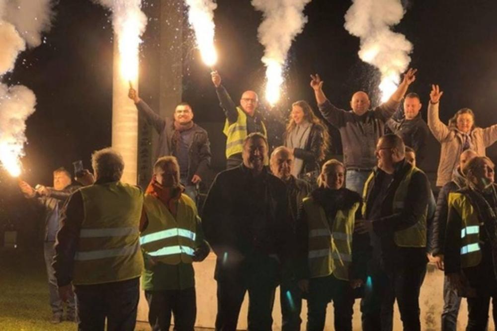 ĆERAĆEMO SE JOŠ: Zbog Medojevića pristalice DF protestovale u Beranama, Pljevljima, Budvi, Nikšiću i Herceg Novom